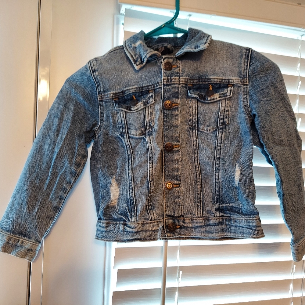 H&M kids distressed Jean jacket